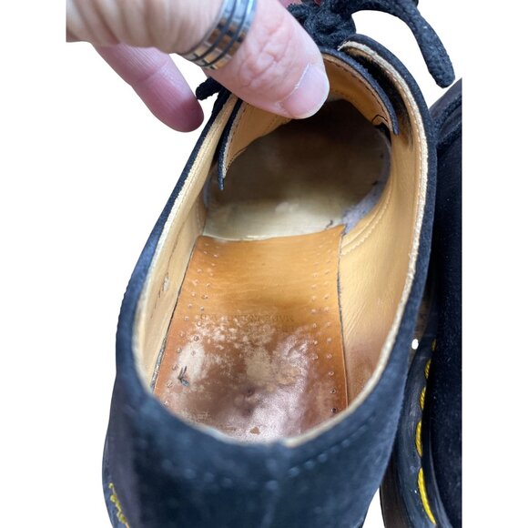 Dr. Martens mens black suede 3 eye airwair oxford shoes sz 8.5us SKU 9774 main image 15